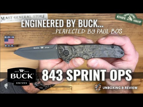 Buck Knives 843 Sprint Ops Knife
