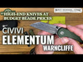 Civivi Elementum Flipper Damascus Steel Knife