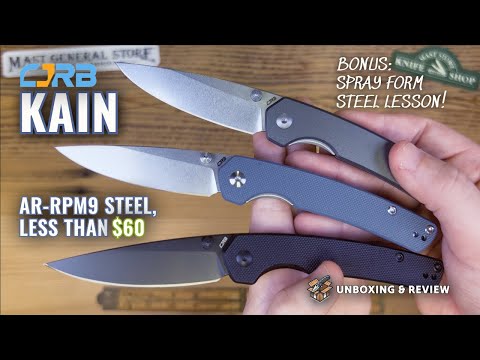 CJRB Kain Linerlock Folding Knife