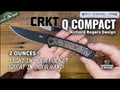 CRKT Q Compact Liner Lock Knife - Carbon Fiber