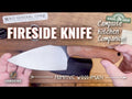 Primitive Woodsman Fireside Fixed Blade Knife