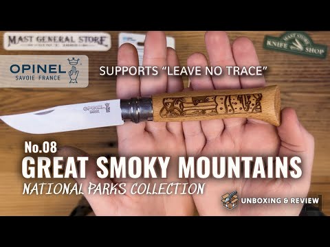 Opinel No.08 National Parks Collection Knife - Great Smoky Mountains