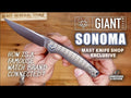 GiantMouse Sonoma Mast General Store Exclusive Knife