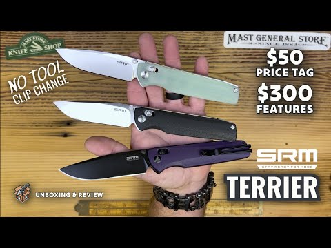 SRM Knives 258L Terrier Folding Knife