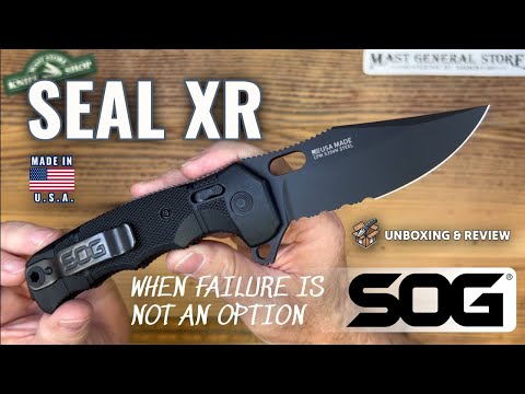 SOG SEAL XR Partially Serrated Knife