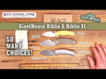 GiantMouse Biblio XL Knife - Green Canvas