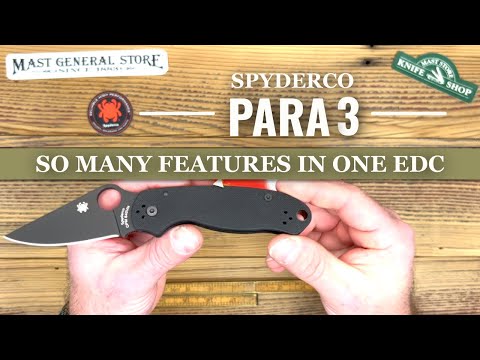 Spyderco Para 3 Knife