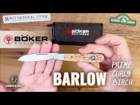 Boker Barlow Prime Curly Birch Knife