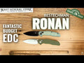 Bestech Knives Ronan B-Lock Knife - OD Green
