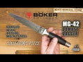 Boker MG-42 Damast Dagger
