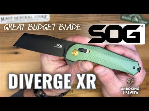 SOG Diverge XR Sheepsfoot Knife